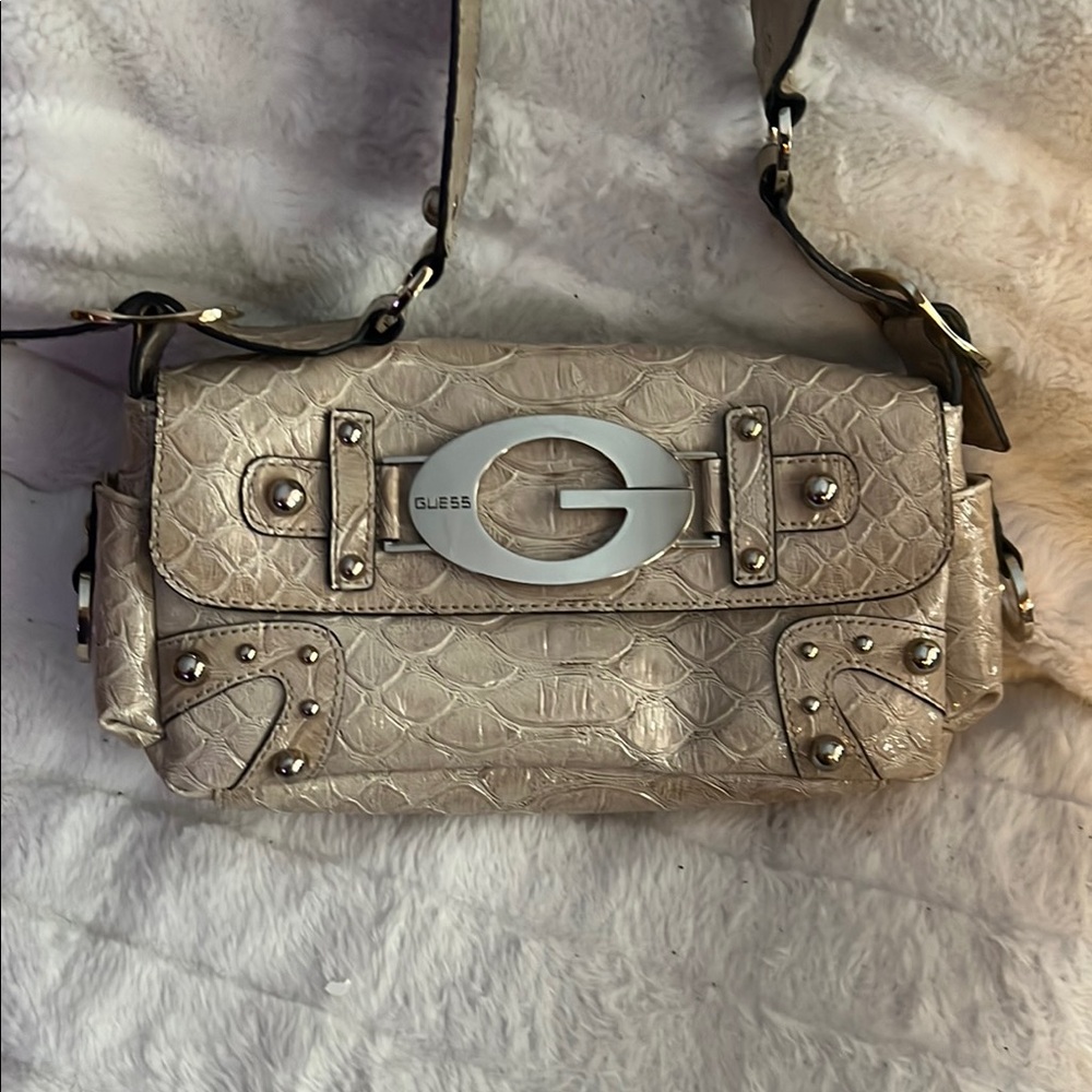 Guess Metallic Shoulder Bag